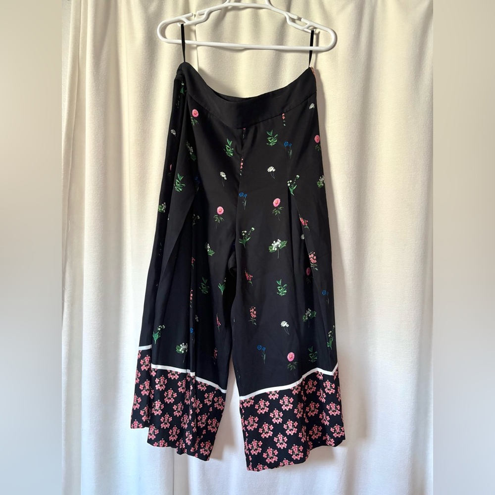 Ted Baker Kaytii Floral Florence Culottes Pants size 4 aka 10 - Picture 5 of 9